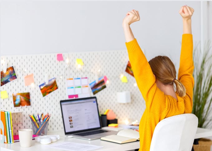 Girl Celebrating Goal