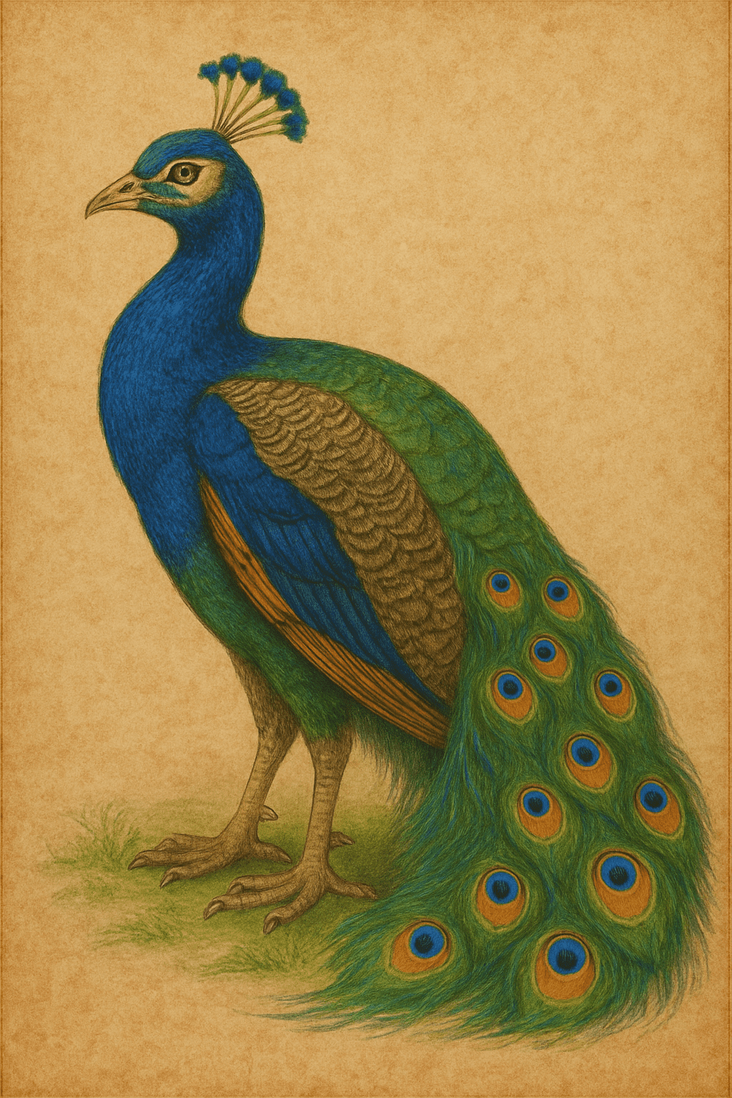 Antique Peacock