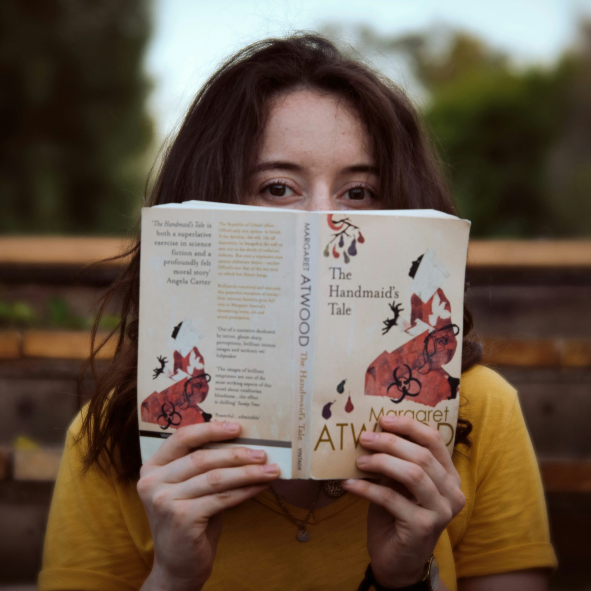 Woman Reading Atwood